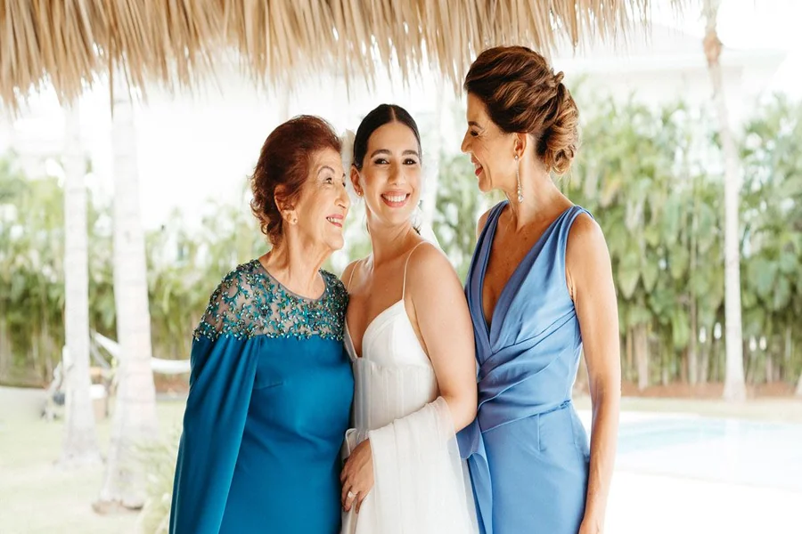 Light Blue Mother Of The Bride Dress