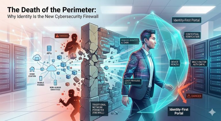 For decades, business cybersecurity was built like a medieval castle. You built a high wall (the corporate firewall), dug a deep moat (network security), and trusted anyone who managed to make it past the drawbridge. If you were inside the office network, you were deemed safe. That model is officially dead. With the permanent rise of hybrid work, data scattered across multiple clouds, and automated, AI-driven cyber threats, there is no longer a physical perimeter to defend. Attackers aren't trying to smash their way through your firewall anymore; they are simply logging in using compromised credentials. To survive this shifting threat landscape, businesses are moving away from traditional prevention and embracing cyber resilience through Identity-First Security. Here is why your identity management is your actual firewall, and how to protect your organization. The Tipping Point: Why Traditional Security Is Failing The old way of securing a business assumed a perimeter. Today, that perimeter has completely dissolved due to three undeniable shifts: AI-Weaponized Phishing and Deepfakes: Cybercriminals are leveraging generative AI to scale highly personalized phishing campaigns and bypass traditional authentication. Sophisticated deepfake audio and video are now being used to impersonate executives on live calls to trick employees into routing funds or handing over access keys. The Proliferation of Non-Human Identities (NHIs): In a modern business, human employees are no longer the only entities accessing your data. Your network is flooded with non-human identities—API keys, automated service accounts, software integrations, and autonomous AI agents. These machine identities vastly outnumber human users and are heavily targeted by hackers. Privilege Sprawl: Over time, employees and automated bots accumulate permissions they no longer need to perform their daily tasks. This "identity debt" means that if a single minor account is compromised, an attacker inherits a master key to move laterally across your entire corporate network. What is Identity-First Security? Identity-First Security is a foundational element of a Zero Trust Architecture. The core operating philosophy of Zero Trust is simple: Never trust, always verify. Instead of assuming an entity is safe because it has logged into the network before, every single access request—whether made by a remote employee, a vendor, or an internal software script—is treated as an isolated, unverified event. [Access Request] ──> [Continuous Contextual Check] ──> [Minimum Access Granted] (Device Health + Behavior) (Least Privilege Rule) In an identity-first framework, access is dynamic rather than static. It relies on continuous signal interrogation, evaluating real-time context such as device health, geolocation, and behavioral patterns before granting permission. Core Strategies to Build a Cyber-Resilient Identity Framework Shifting to an identity-first model doesn't happen overnight, but you can dramatically lower your business risk by focusing on these essential practices: 1. Enforce Phishing-Resistant MFA Traditional Multi-Factor Authentication (like standard SMS text codes or basic push notifications) can be intercepted or bypassed by modern phishing kits. Upgrading to phishing-resistant MFA—such as FIDO2 passkeys or biometric-based authentication—strips away the value of harvested passwords and keeps unauthorized users out. 2. Implement the Principle of Least Privilege (PoLP) Do not give users sweeping administrative access by default. Under a Zero Trust model, accounts are restricted to the bare minimum permissions required to execute their specific roles. If a project ends or an employee shifts duties, their access footprint should be immediately trimmed to eliminate privilege sprawl. 3. Inventory and Audit Non-Human Identities You cannot secure what you cannot see. Organizations must actively discover and catalogue every API key, webhook, and third-party software integration interacting with their systems. Treat automated bots and AI agents as first-class identities with their own strict lifecycles and restricted permissions. 4. Optimize for "Time to Remediate" Cyber resilience is built on the pragmatic assumption that a breach will eventually occur. Rather than pouring your entire budget into building higher walls, invest in fast detection and automated incident response frameworks. The ultimate metric of a resilient business is how quickly you can isolate a compromised identity, terminate its active sessions, and maintain business continuity without operational downtime. Turning Security into a Business Advantage Migrating to an Identity-First, Zero Trust framework is a strategic business advantage. Organizations with verified, resilient security postures benefit from faster compliance audits, lower cyber insurance premiums, and vastly improved customer confidence. By treating identity as your primary line of defense, you ensure that your business remains agile, scalable, and completely secure—no matter how fast the threat landscape evolves.